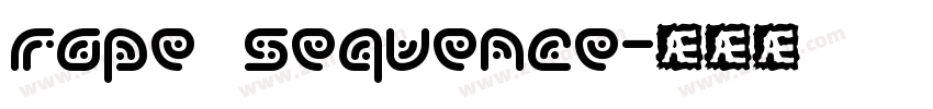 Rope Sequence字体转换